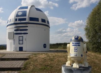 Professor alemão constrói um observatório de astronomia em formato do RD-D2