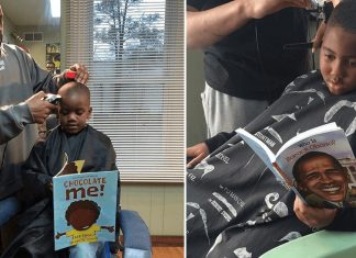 Barbeiro dá desconto para crianças que lerem livros sobre amor próprio em voz alta