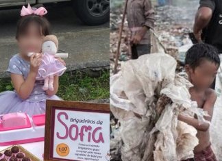 “O trabalho infantil a ser combatido não é o de uma menininha com roupa bonita vendendo brigadeiro. Não seja hipócrita.”