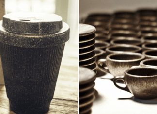 Conheça as xícaras e copos criados da reciclagem da borra de café