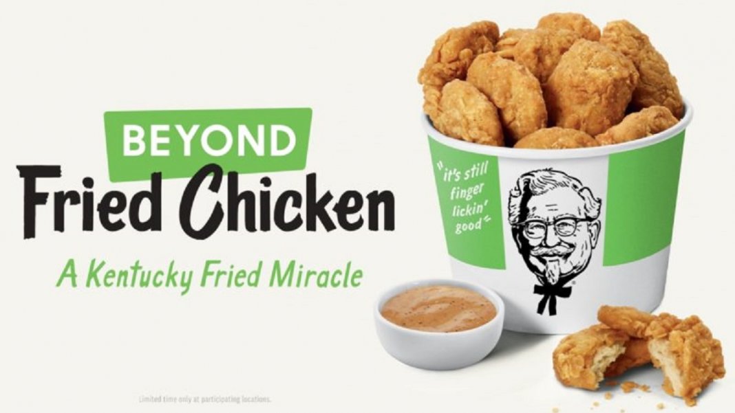 “Frango vegetal” começa a ser vendido por KFC e tem a aprovação de clientes