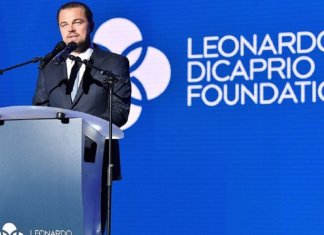 Leonardo Dicaprio doou 100 milhões U$ para parar a caçada e já financiou mais de 200 projetos para proteger o planeta