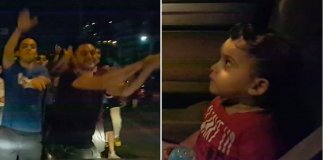 Mãe Libanesa avisa manifestantes que seu filho ainda bebê está assustado e manifestantes cantam “Baby Shark”