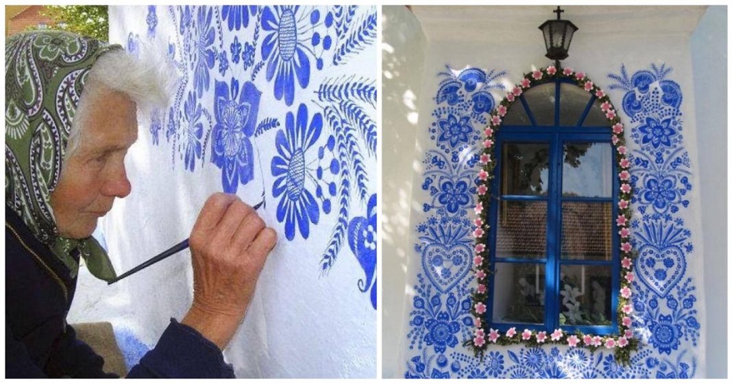 Vovó de 90 anos transforma vila onde mora em belíssima galeria de arte