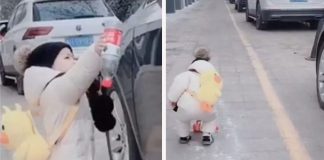 Criança devolve ao motorista garrafa que ele jogou no chão e ‘lição’ viraliza