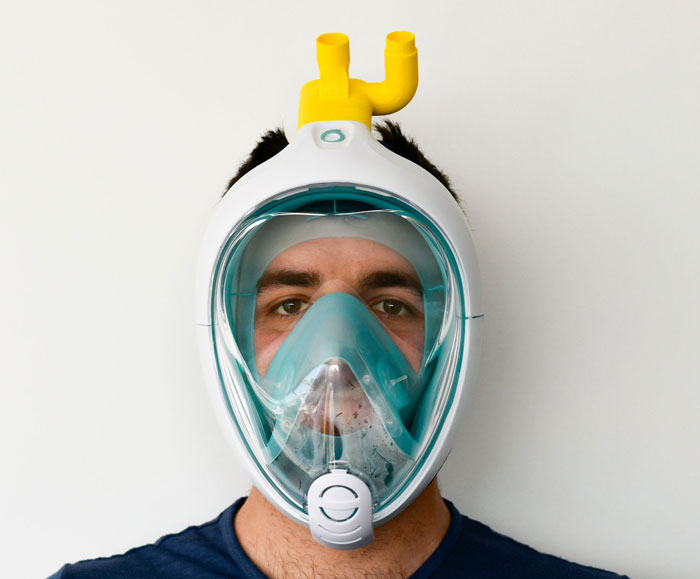 revistacarpediem.com - Engenheiros italianos transformam máscaras de mergulho em ventiladores que salvam vidas