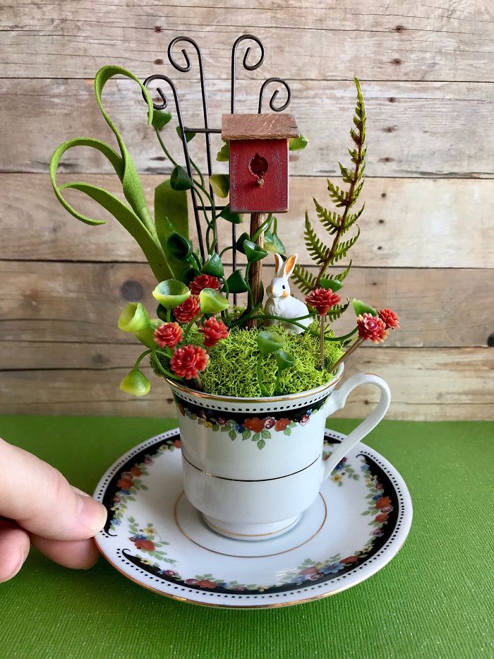 revistacarpediem.com - Teacup Gardens, são jardins em xícaras e trouxemos 10 exemplos maravilhosos para vocês admirarem