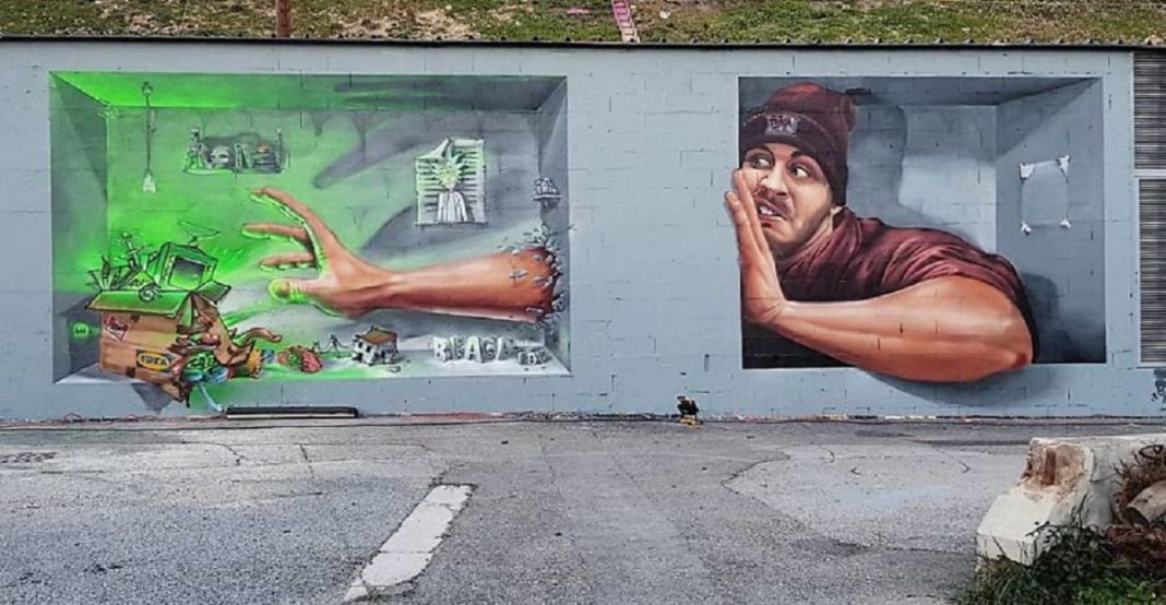 Esse artista de rua é capaz de confundir a mente de qualquer um com suas belas artes ilusionistas