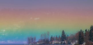 Fotógrafo faz foto única de um ‘arco-íris horizontal’ que preenche todo o céu
