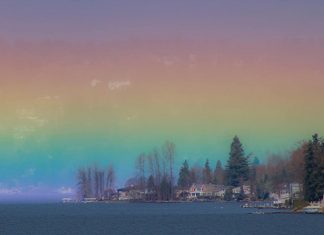 Fotógrafo faz foto única de um ‘arco-íris horizontal’ que preenche todo o céu