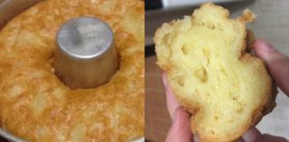 Você precisa fazer esse bolo de pão de queijo: fica uma delícia e ainda é fit