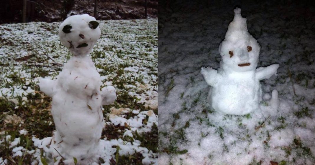 Bonecos de neve no Brasil viralizam pela feiura: “Olaf Chernobyl”