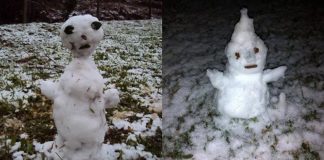Bonecos de neve no Brasil viralizam pela feiura: “Olaf Chernobyl”