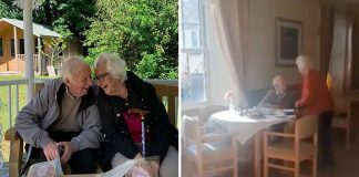 Casal de idosos se reencontram após 3 meses separados pela COVID. Tudo foi gravado em um vídeo