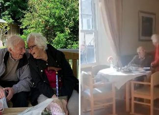 Casal de idosos se reencontram após 3 meses separados pela COVID. Tudo foi gravado em um vídeo