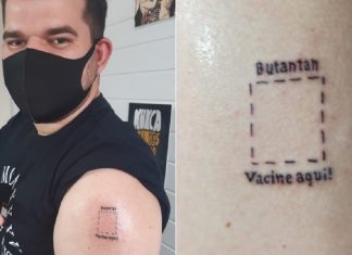 Estudante faz primeira tatuagem para incentivar vacinação contra a Covid-19: ‘Braço está pronto’