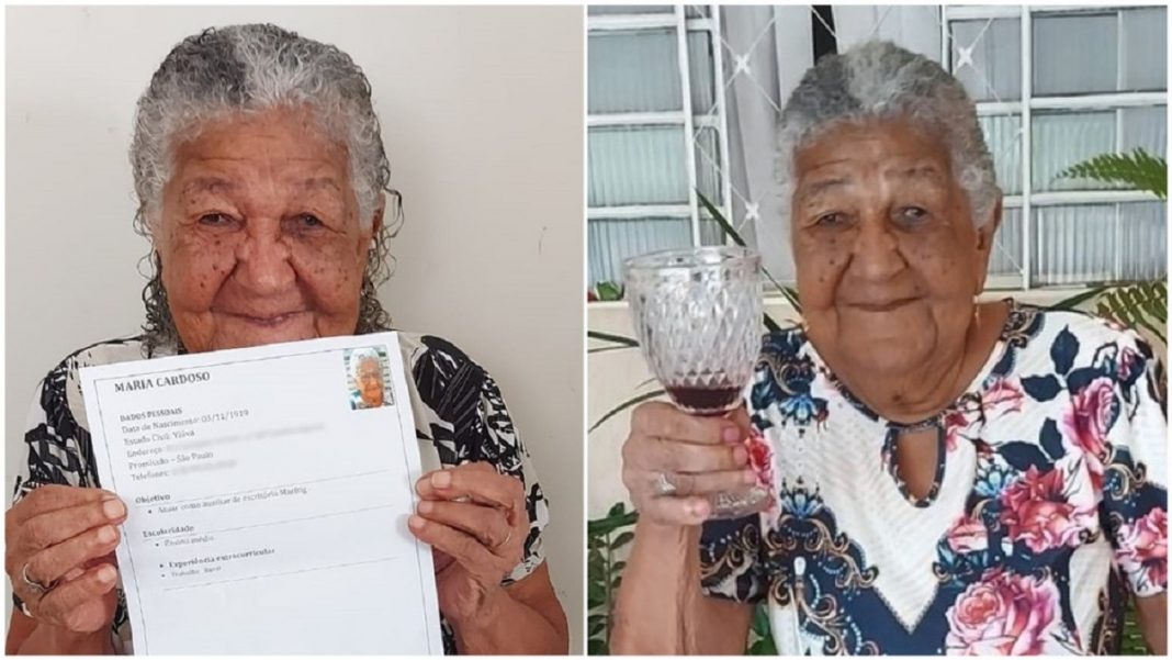 Senhorinha de 101 anos é chamada para ser ‘influencer de vinhos’ ao procurar emprego