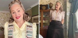 Mulher compra tecidos para criar suas próprias roupas inspiradas nos anos 1940: ‘Não gosto da moda atual’