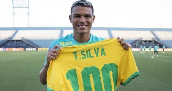 Thiago Silva alcança marca significativa com a camisa da seleção brasileira de futebol