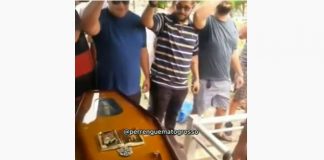 Vídeo: Família e amigos fazem ‘festa’ com cerveja e música em velório de motorista de app a pedido dele em Cuiabá