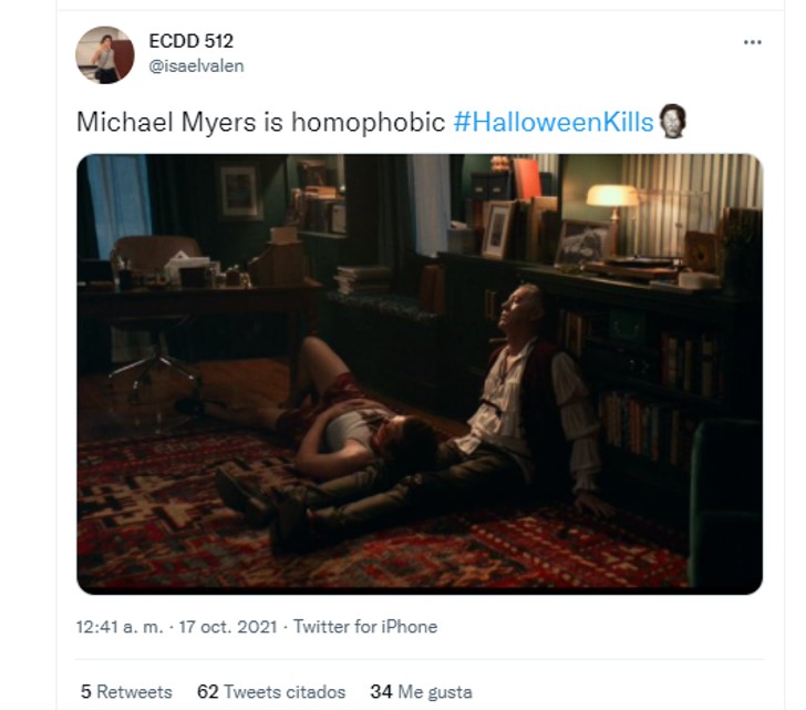 halloween myers 2 - Michael Myers é "cancelado" por assassinar casal gay em Halloween Kills: 'Ele é homofóbico'