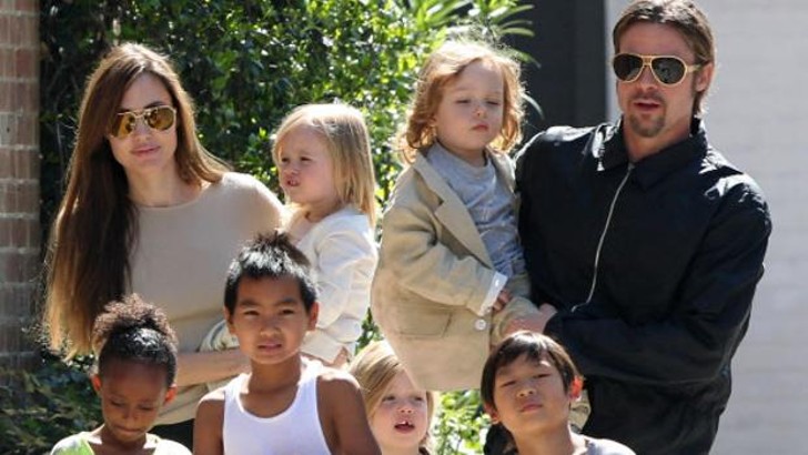 pitt jolie hijos 1 - Brad Pitt perde a custódia de seus filhos permanentemente para Angelina Jolie