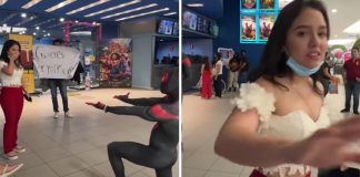 Jovem se disfarça de Homem-Aranha para pedir amiga em namoro no cinema, mas ela rejeita [VIDEO]