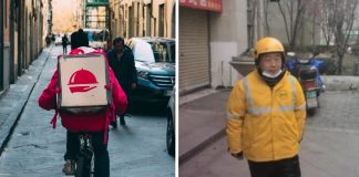Entregador de delivery ouve planos suicidas de cliente e impede uma tragédia na China