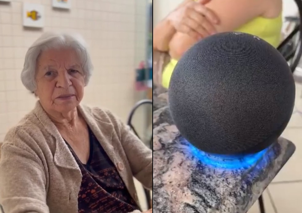 alexa - Vovó de 82 anos coloca Alexa que ganhou de presente para rezar com ela e viraliza [VIDEO]