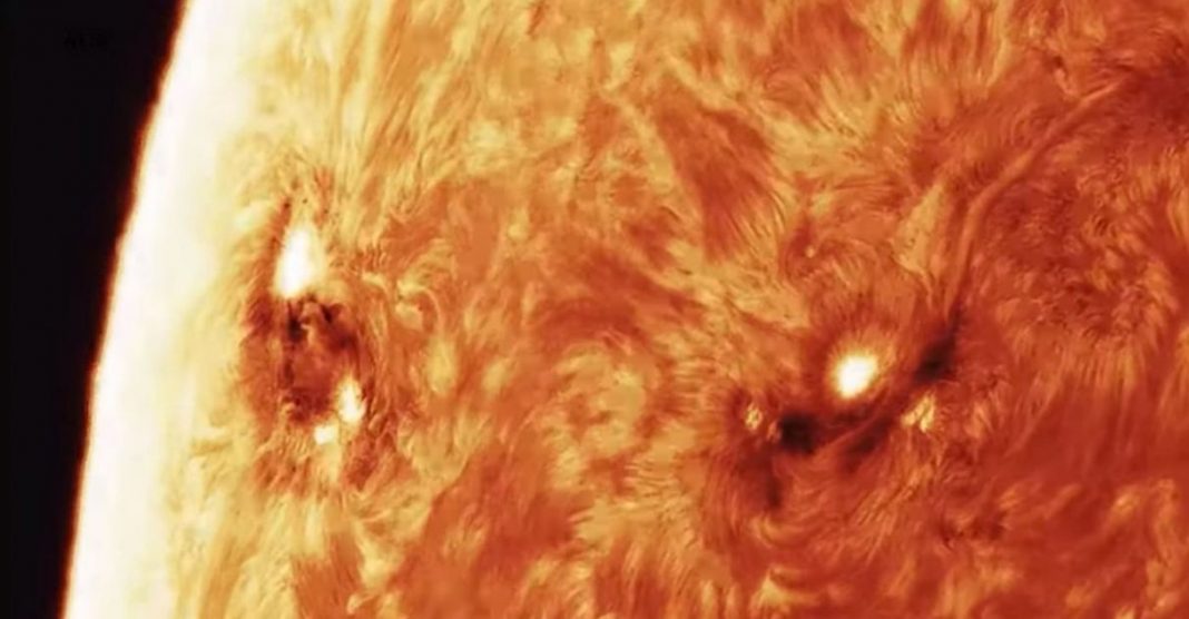 Vídeo em timelapse mostra os hipnóticos “mares de fogo” da superfície do Sol; assista