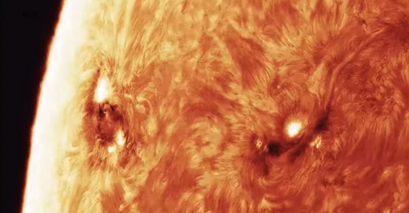 sun solar surface SWNS - Vídeo em timelapse mostra os hipnóticos "mares de fogo" da superfície do Sol; assista