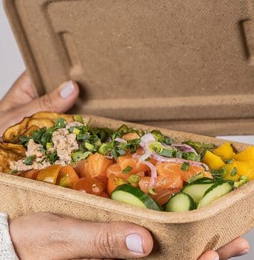 Embalagem biodegradável testada pelo Ifood.